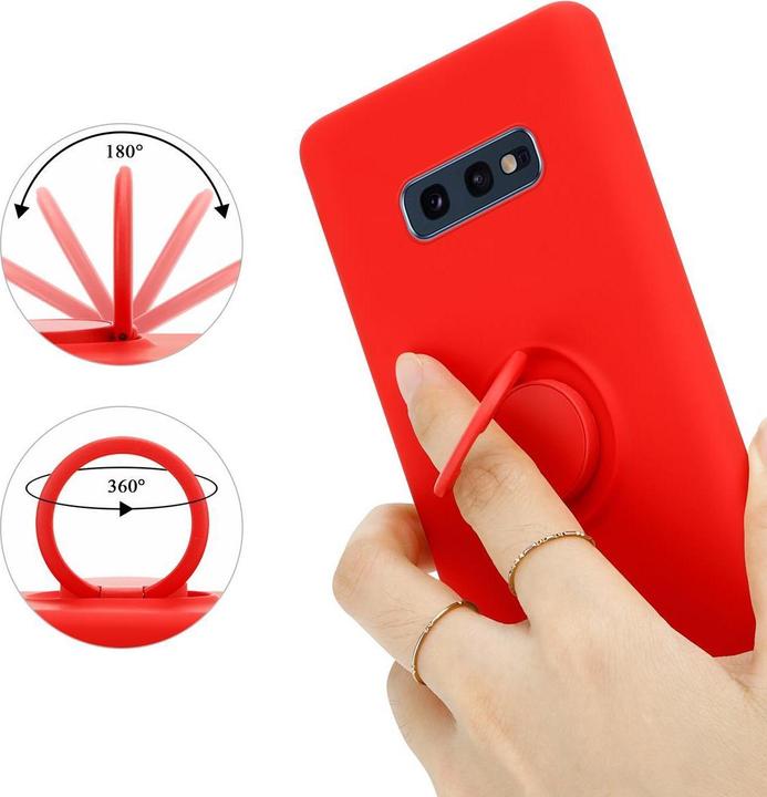 Image du produit Cadorabo TPU Liquid Ring Silicone Case Cover (Samsung Galaxy S10e)