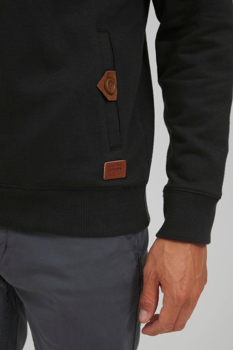 Image du produit Blend Achlias Pull Sweat Homme Avec Col Debout Boutones Et Poches (XL)