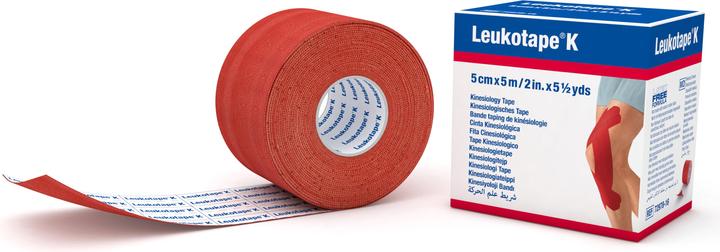 Actual product image BSN K Plaster bandage 5mx5cm red (5 m)