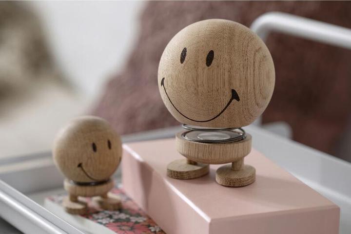 Image du produit Hoptimist Présentoir Bumble Smiley M, Marron (9 x 8,5 x 12 cm)