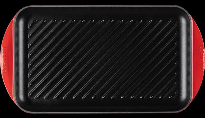 Actual product image Le Creuset 20132400600460 Extra-large grill pan, cherry red (40 cm, Grill pan, Cast iron)