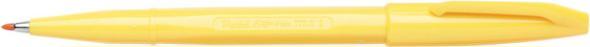 Actual product image Pentel Fibre pen Sign Pen (Yellow, 1.10 x)