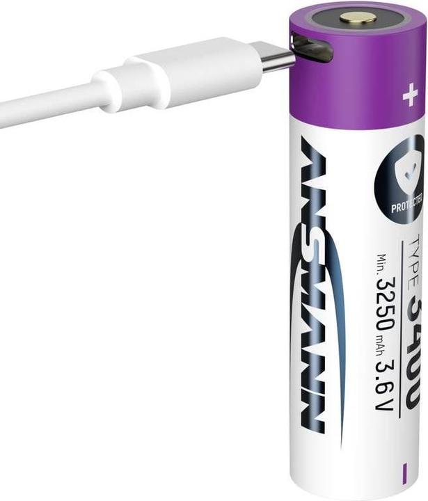 Actual product image Ansmann Li-Ion battery 18650 (1 pcs., 18650, 3400 mAh)