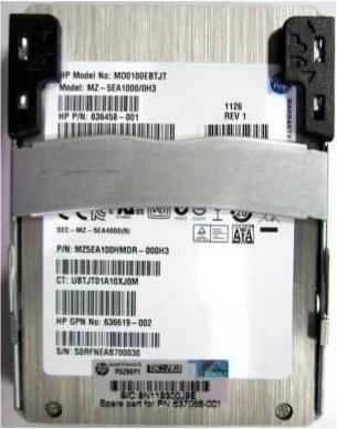 Immagine prodotto HPE SSD 100 GB 2,5 POLLICI SATA (100 GB, 2.5")