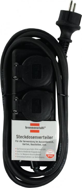 Actual product image Brennenstuhl Power strip (2 x, 2 m)