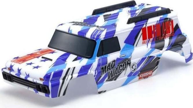 Image du produit Kyosho Monster Truck Mad Wagon VE 3S, 4WD, bleu, 1:10, ARTR (RTR Prêt à fonctionner)