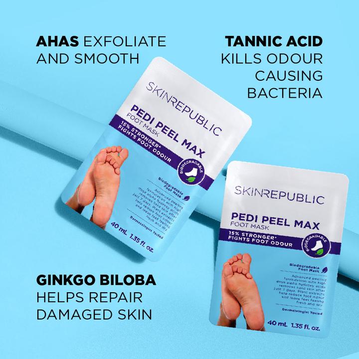 Actual product image Skin Republic Pedi Peel Max (Foot mask, 40 ml)