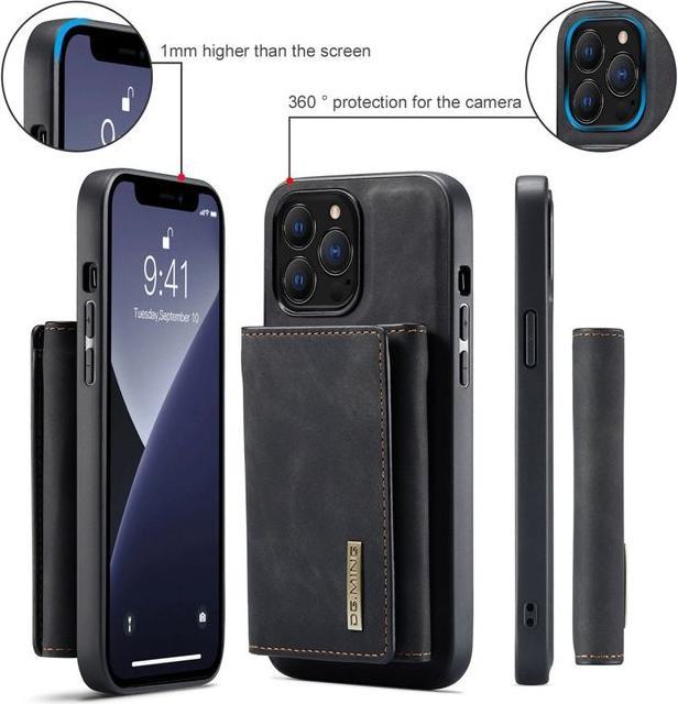Actual product image Dg.Ming M1 Series Hardcase with detachable wallet (Apple iPhone 14 Pro)