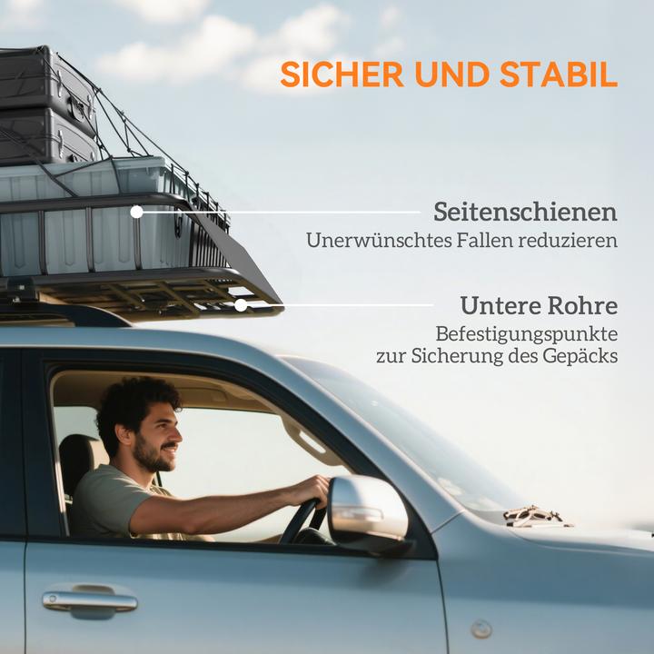 Produktbild Homcom Dachträger Stahl Schwarz