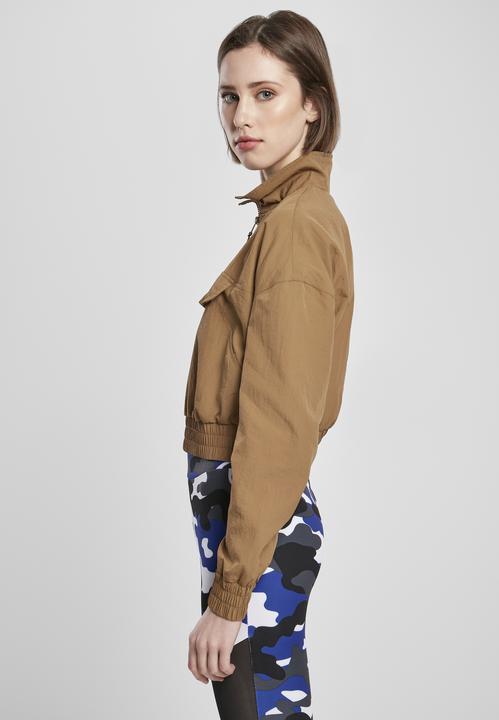 Image du produit Urban Classics Ladies Cropped Crinkle Nylon Pull Over Jacket (L)