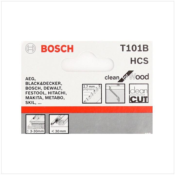 Actual product image Bosch Professional Zubehör Jigsaw blade T 101 B Clean for Wood, pack of 25
