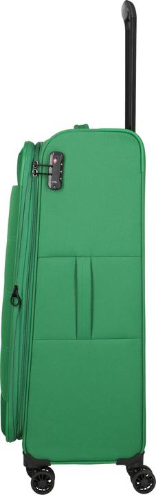 Actual product image Travelite Rügen 4-wheel trolley L 78 cm with stretch fold (90 l, XL (from 140l))