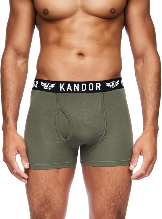 Actual product image Kandor Mens Bambers Bamboo Boxer Shorts (Pack of 5) (XXL, 5-pack)