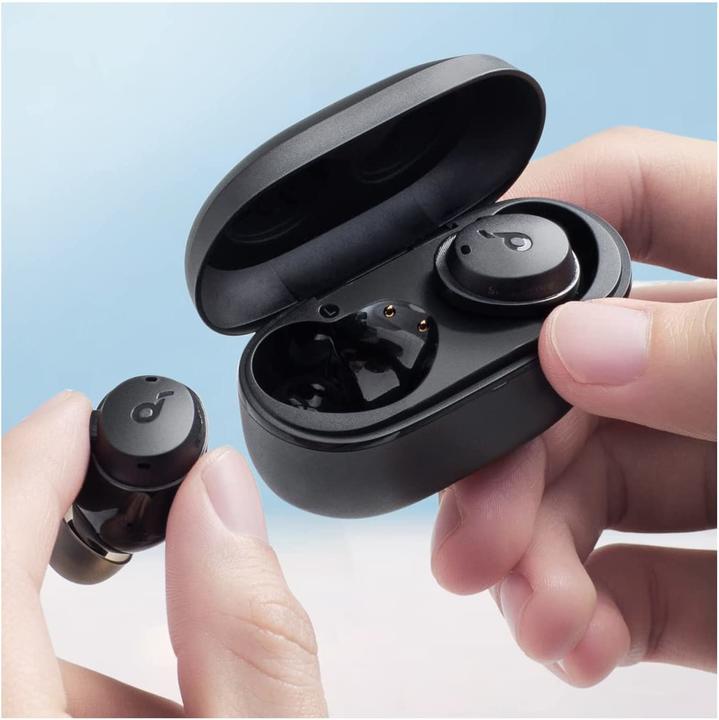 Produktbild soundcore eufy Dot 3i Black (ANC, 9 h, Kabellos)