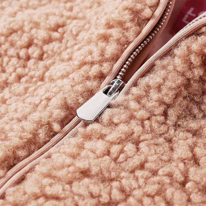 Produktbild VidaXL Kinder-Kapuzenjacke Teddy-Kunstpelz Heller Cognac (104)