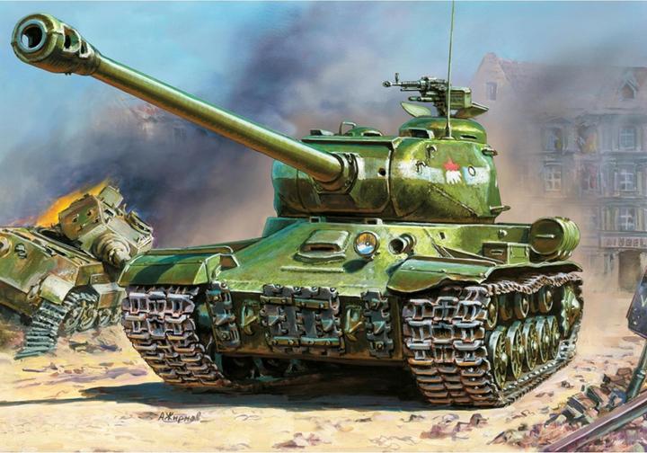Actual product image Carson 1:100 IS-2 Heavy Soviet Tank WWII