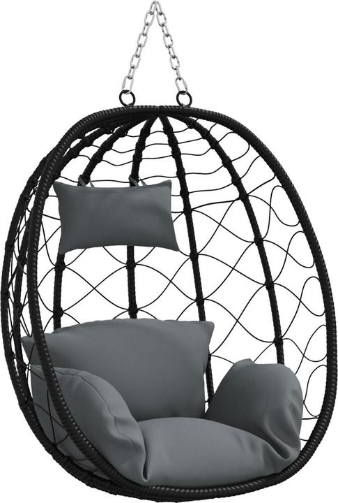 Produktbild VidaXL Hängesessel Korb Ohne Gestell Poly Rattan (120 kg)