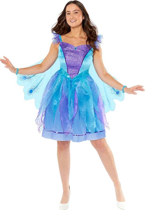 Actual product image Amscan Enchanting peacock costume for ladies (W36/L38)