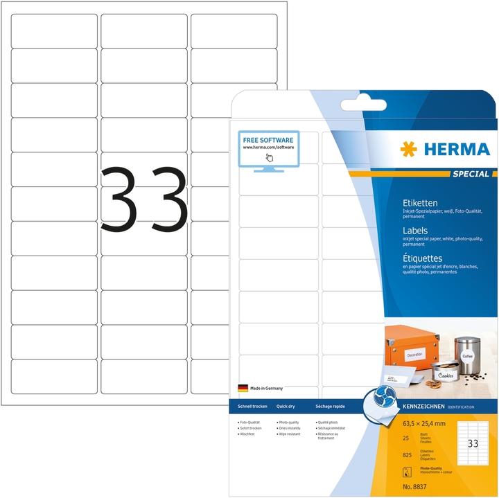 Image du produit HERMA Étiquettes jet d'encre A4