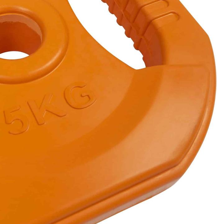 Immagine prodotto Gladiatorfit Disco di peso in gomma con maniglie (1 x 5 kg)