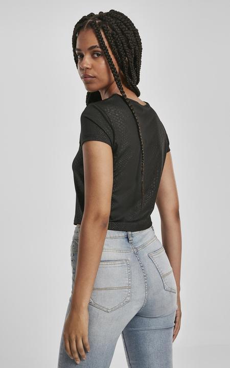 Produktbild Urban Classics Ladies Stretch Pattern Cropped Tee (3XL)
