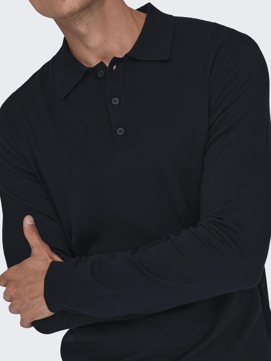 Actual product image Only & Sons Long sleeve polo shirt (XXL)