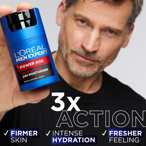Produktbild L'Oréal Paris Men Expert Power Age 24H Moisturiser (50 ml, Tagescreme)