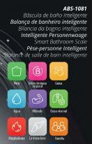 Actual product image Aprilla smart bathroom scale 150kg bluetooth (150 kg)