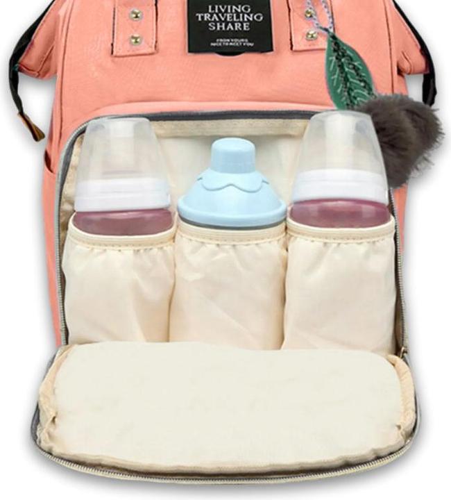 Image du produit Hermex Sac à dos à langer Sac à langer pour bébé Sac à dos pour maman Sac à couches