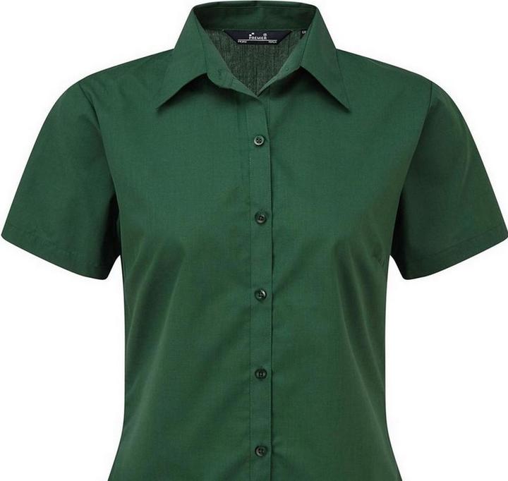 Actual product image Premier Short sleeve poplin blouse work shirt (34)
