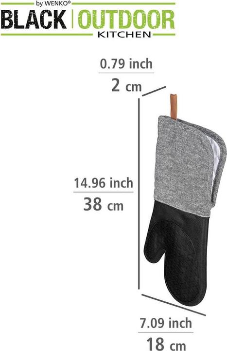 Image du produit Wenko Topfhandschuhe Ada Silikon 2er (Coton, Viscose, Lin, Polyester)