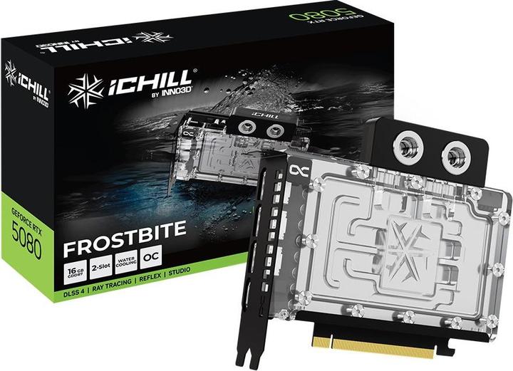Produktbild Inno3D GeForce RTX 5080 iChill Frostbite, 16384 MB GDDR7 (16 GB)