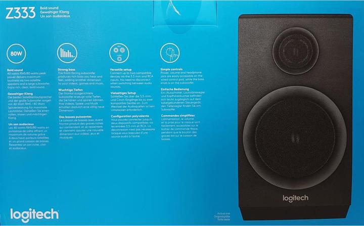 Actual product image Logitech Z333