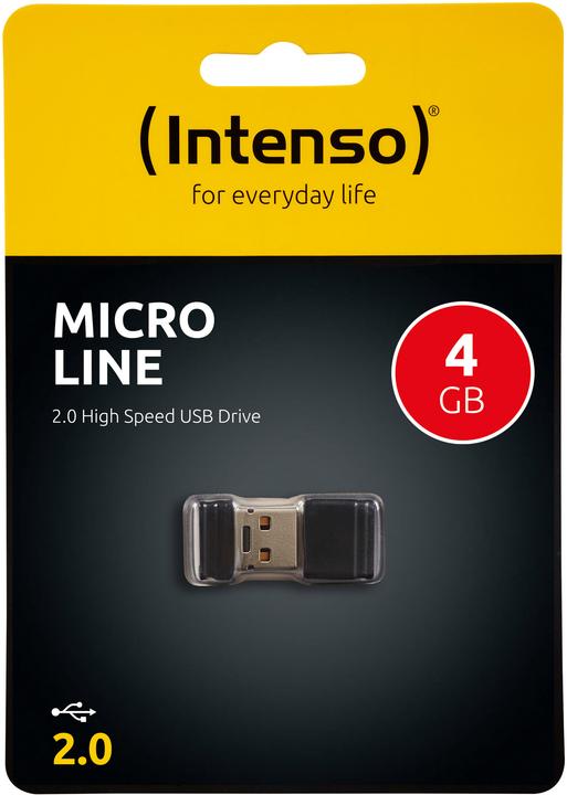 Image du produit Intenso micro ligne (4 Go, USB-A)