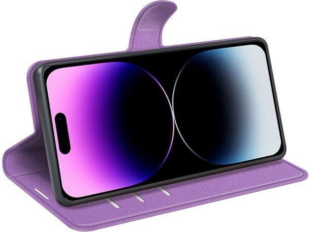 Immagine prodotto MU Classic Serie di copertine per libri in pelle Litchi (Apple iPhone 15 Pro)