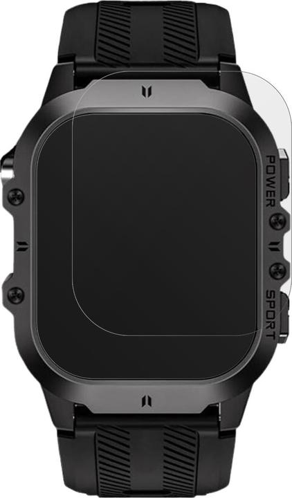 Immagine prodotto Dipos Pellicola Protettiva Antiriflesso per Tesofit Smartwatch 1.85 Zoll