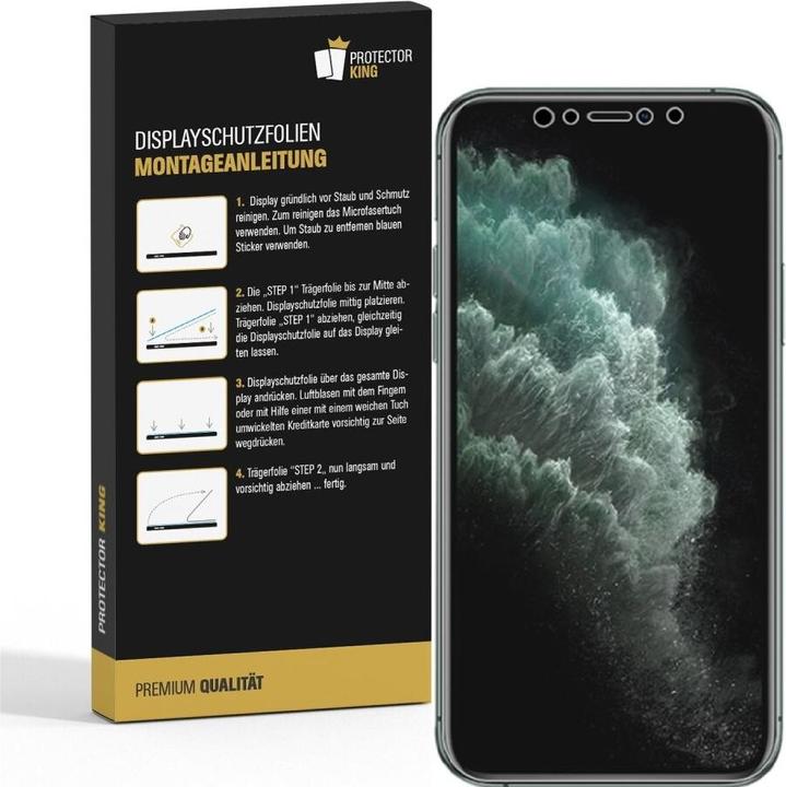 Produktbild Protectorking 1x Displayschutz Full Cover matt entspiegelt (1 Stück, Apple iPhone X)