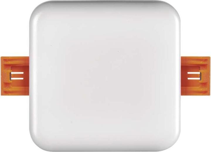 Actual product image Emos LED recessed light 75x75, square, white, 6W neutral white, IP65 (500 lm)