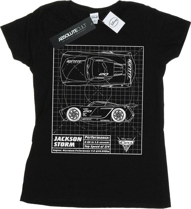 Produktbild Disney Cars Jackson Storm Blueprint TShirt (XL)