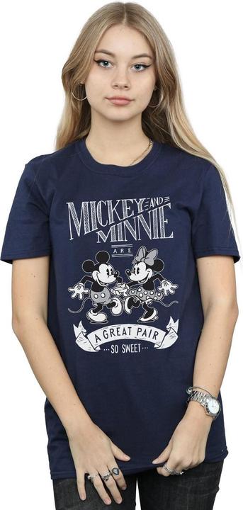 Immagine prodotto Disney Mickey And Minnie Mouse Great Pair Maglietta Ampia Donna (S)