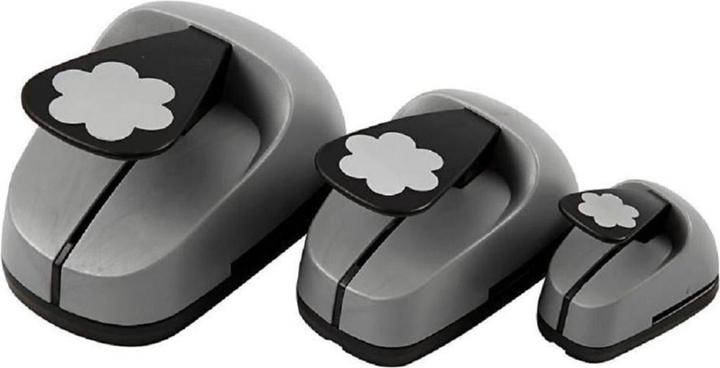 Immagine prodotto Creativ Company Motivo fiori con punzone 3 pezzi, diametro: 7,5 cm, 4,9