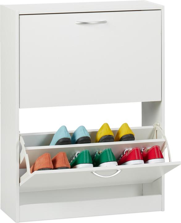 Actual product image Relaxdays Shoe cabinet (60 x 24 x 116 cm)
