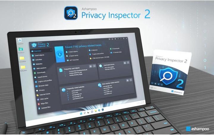 Image du produit Ashampoo Privacy Inspector 2 ? ESD, version complète, 1 PC, Famille de produits (1 Utilisateur, Illimité)