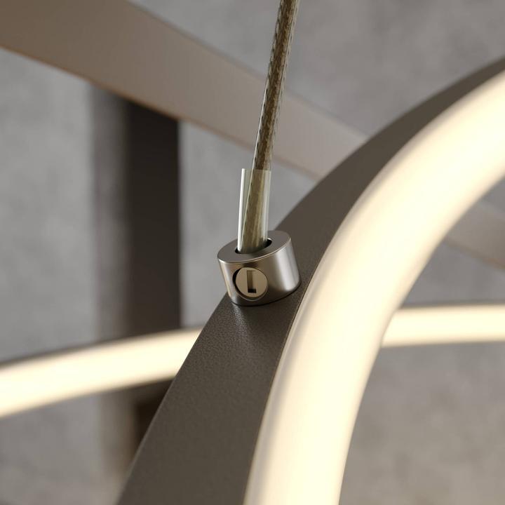 Image du produit Lucande Ezana Lampe à suspendre Nickel (2300 lm)