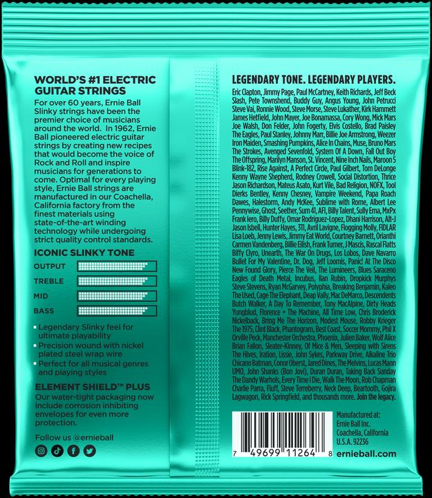 Actual product image Ernie Ball Set of strings, Slinky Nickel, Not Even 12-56, 3-pack (6 x, Electric guitar, 0.06")
