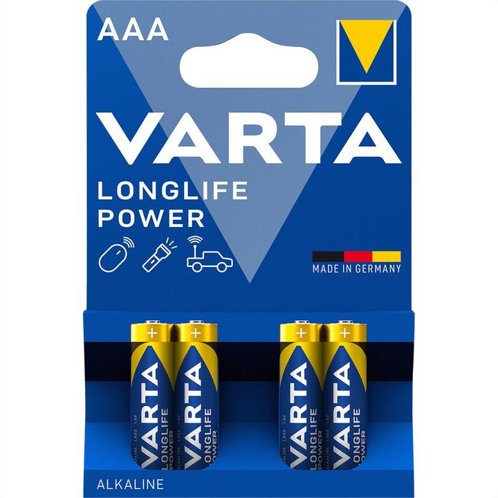 Immagine prodotto Varta potenza a lunga durata (4 pz., AAA, 1240 mAh)
