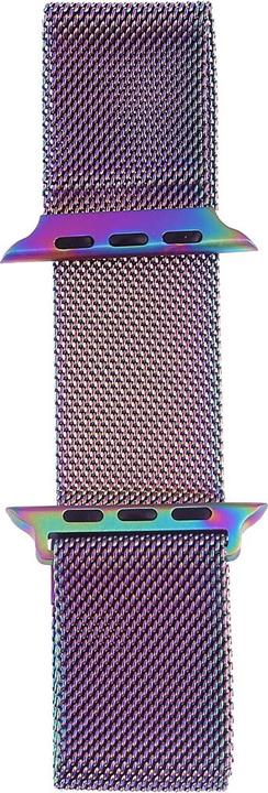 Actual product image Cover-Discount Apple Watch 42 / 44mm - Milanaise Stainless Steel Bracelet Rainbow (42 mm, 44 mm, Stainless steel, Apple Watch Series 1, Apple Watch Series 2, Apple Watch Series 3, Apple Watch Series 4, Apple Watch Series 5, Apple Watch Series 6, Apple Watch SE)