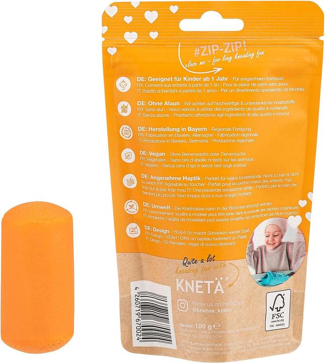 Produktbild Knetä Bag Orange 100g
