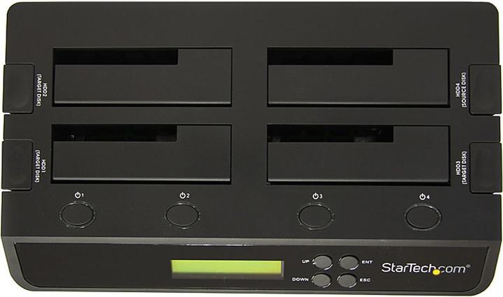 Actual product image StarTech 4 Bay Hard Drive Copy Station USB 3.0 / eSATA to SATA - HDD 1:3 Duplicator - Standalone Hard...