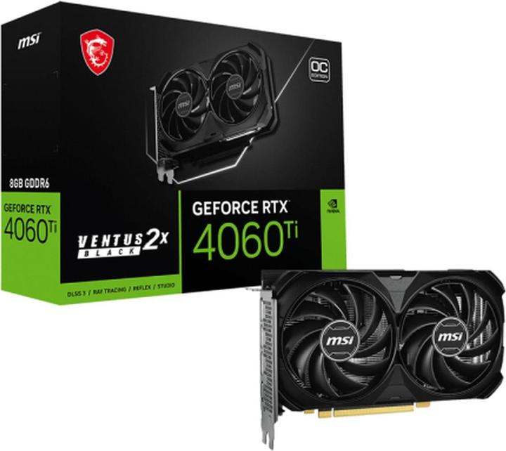 Produktbild MSI GeForce RTX 4060 Ti VENTUS 2X E1 OC (8 GB)